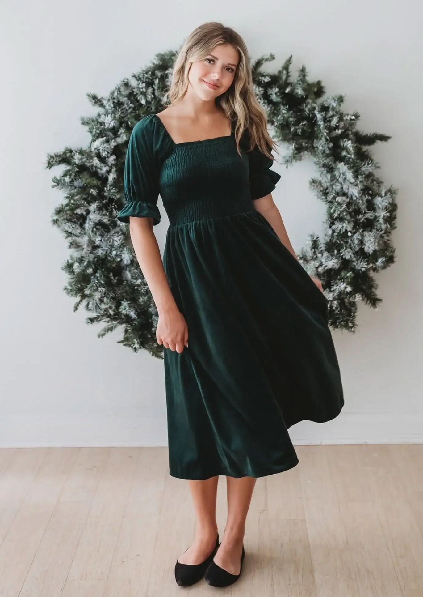 *PREORDER* Women's Frosted Forest Dress - SwagglyLife Home & Fashion